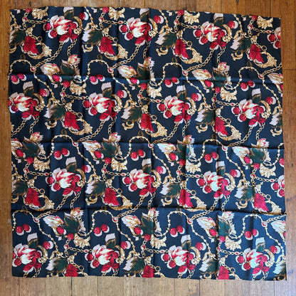 Silk Vintage Square Scarf
