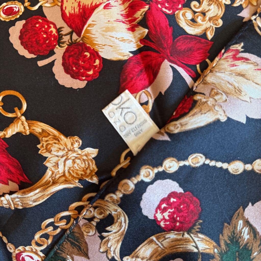 Silk Vintage Square Scarf