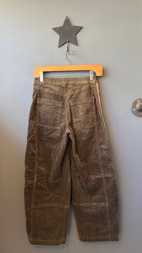 Wide Barrel Leg Track Stripe Corduroys