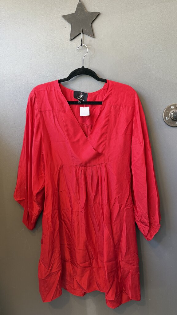 Silk Belted Shift Dress
