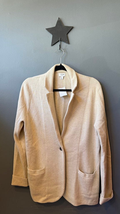 One Button Sweater Blazer Cardigan