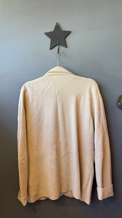 One Button Sweater Blazer Cardigan