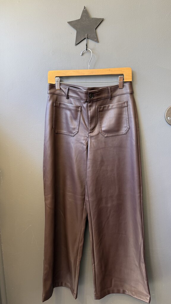 Palmer Wide Leg Faux Leather Pants