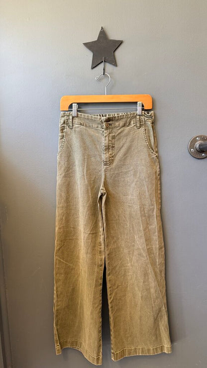 Wide Leg Chino Pants