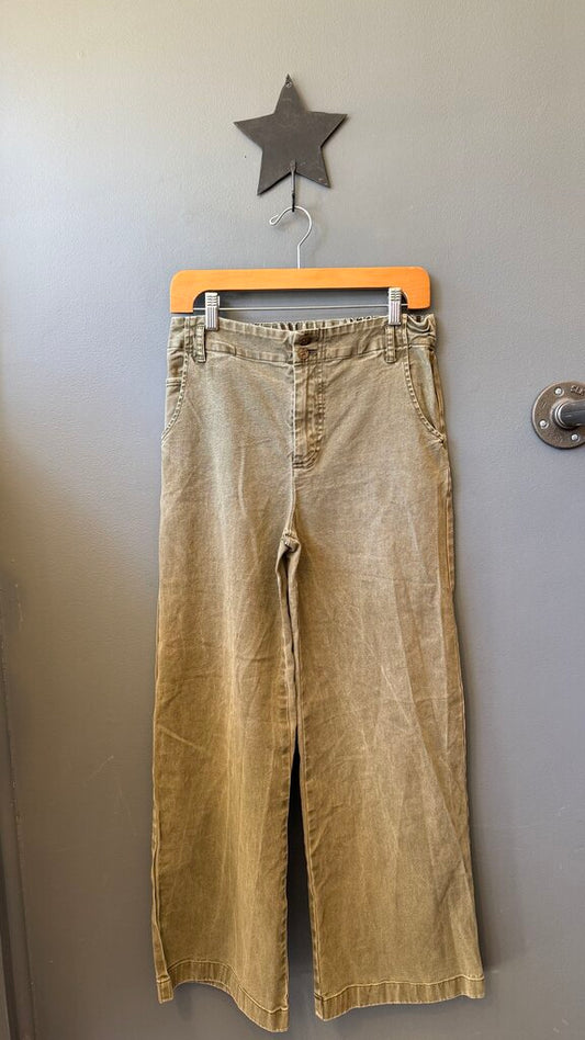 Wide Leg Chino Pants