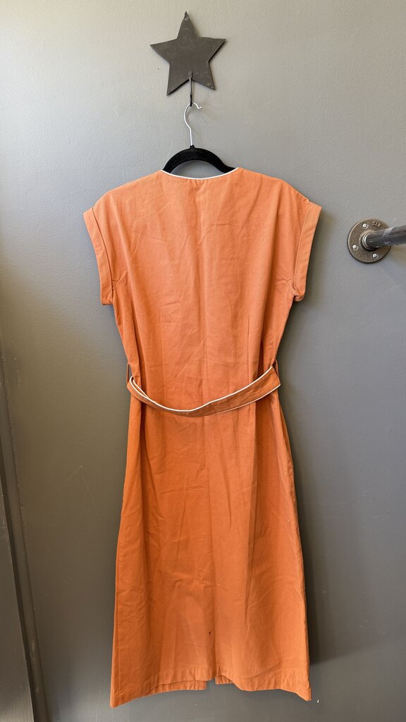Chino Piped Midi Shirtdress