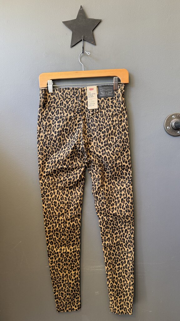 Leopard HR Super Skinny Jeans