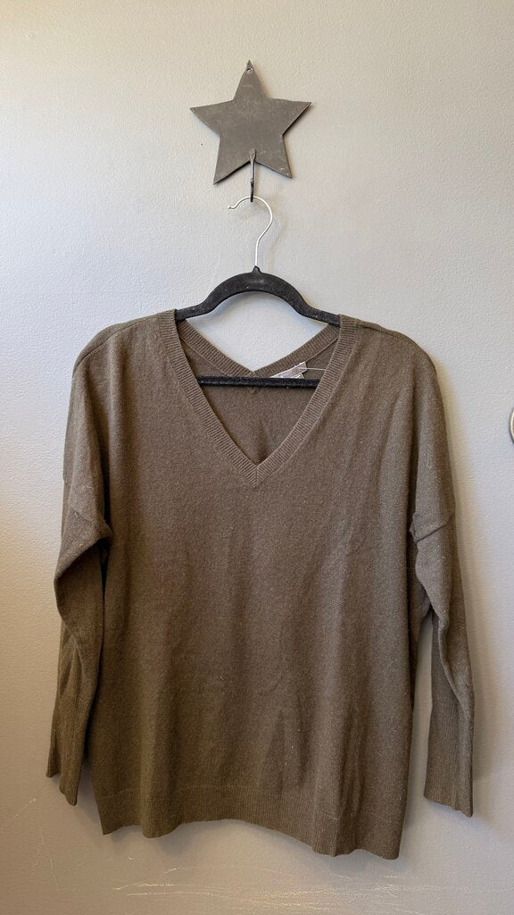 Oversized Vneck Cashmere Sweater
