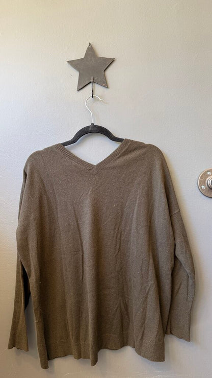 Oversized Vneck Cashmere Sweater