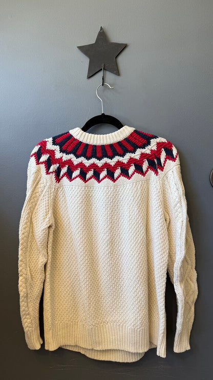 Fair Isle Cableknit Sweater