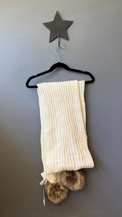 Faux Fur Ribbed Scarf