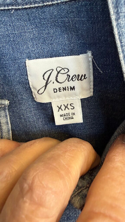 Tie Neck Chambray Shirt