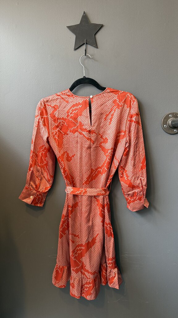 Silk Belted Shift Dress