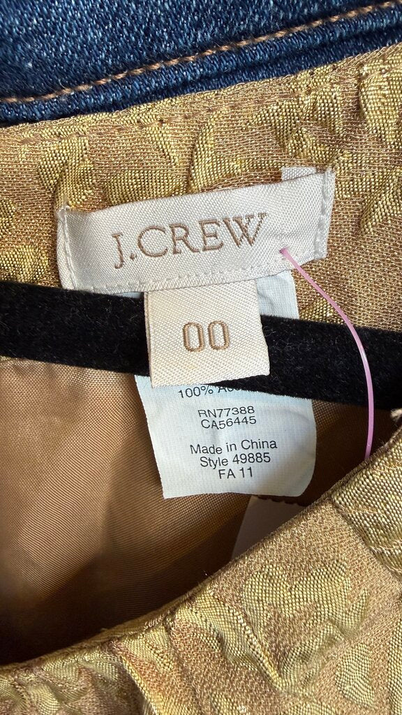 Metallic Cap Sleeve Dress