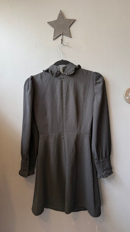 Petite Ruffle Collar Dress