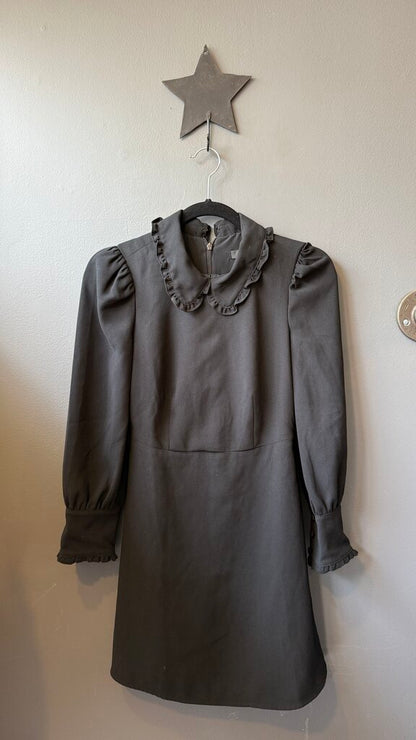 Petite Ruffle Collar Dress