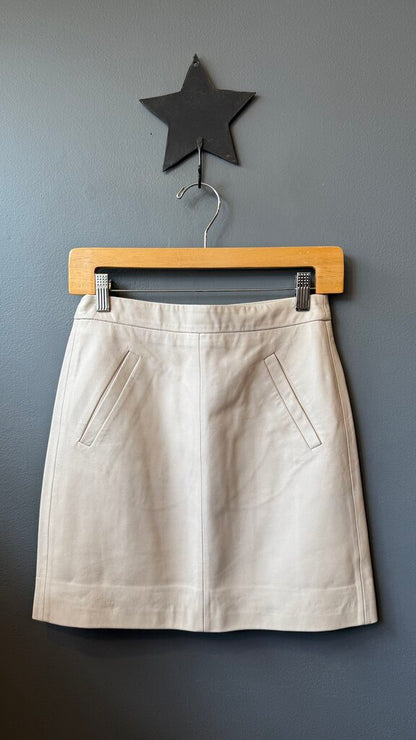 Leather Mini Skirt