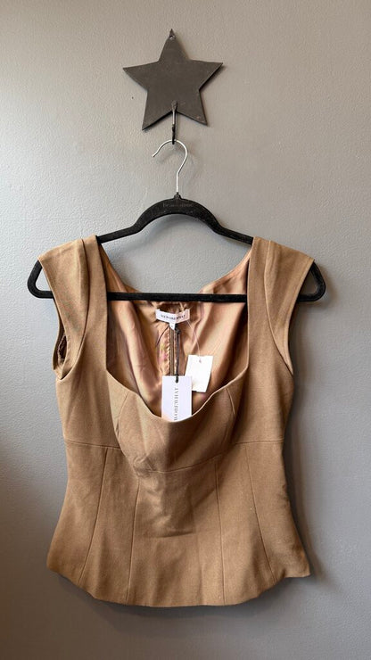 Cap Sleeve Corset Top