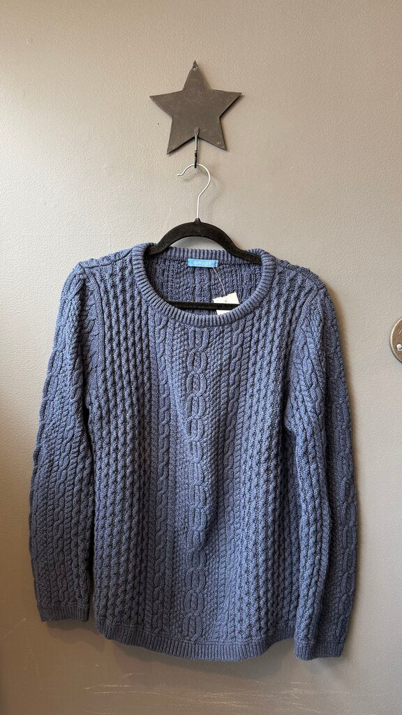 Cotton Cashmere Cableknit Sweater