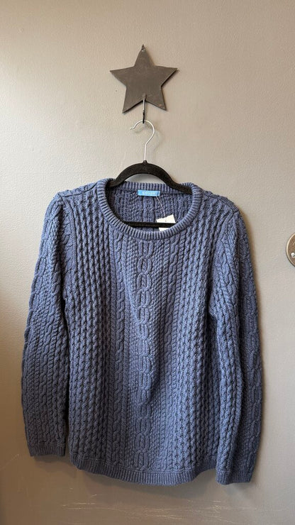 Cotton Cashmere Cableknit Sweater