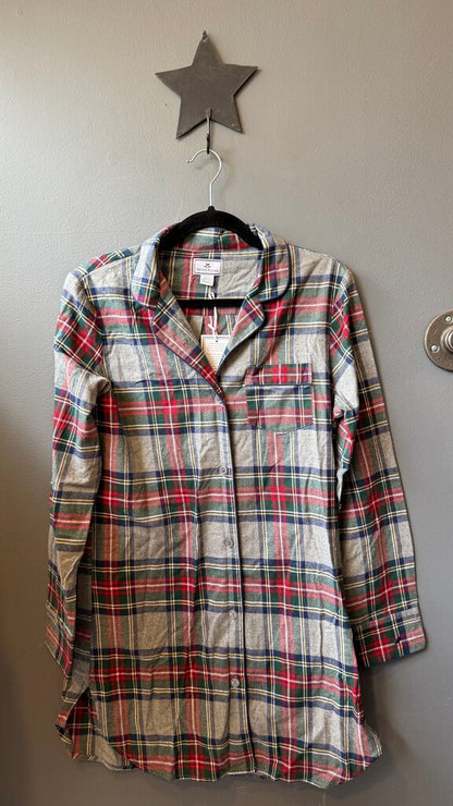 Plaid Flannel Nightshirt