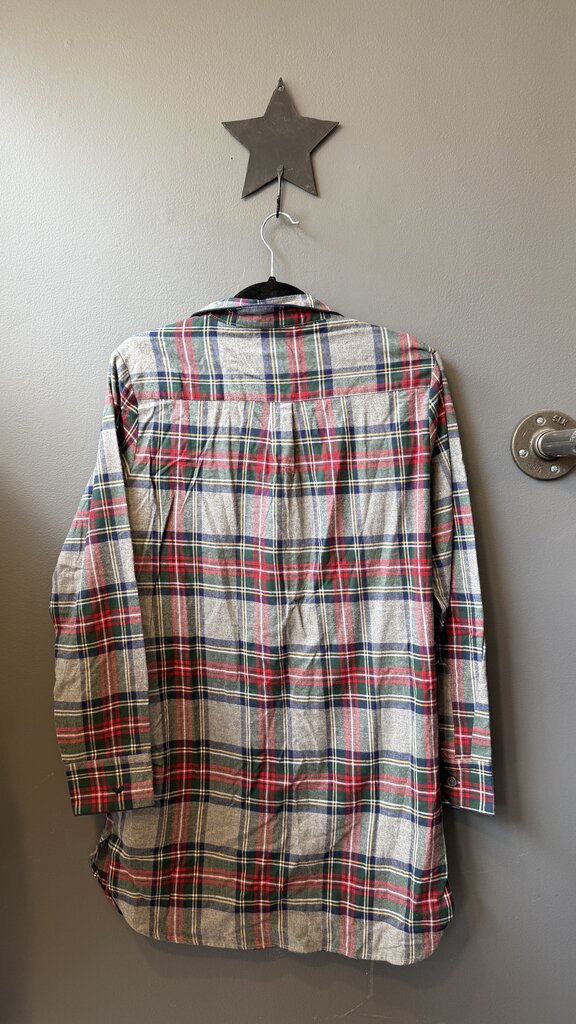 Plaid Flannel Nightshirt