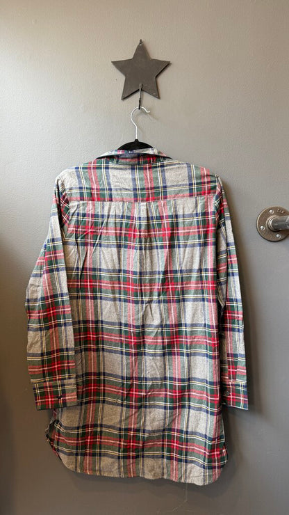 Plaid Flannel Nightshirt