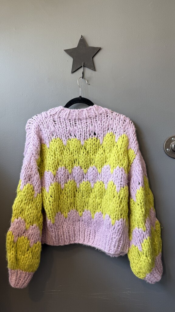 Chunky Knit Open Cardigan Sweater