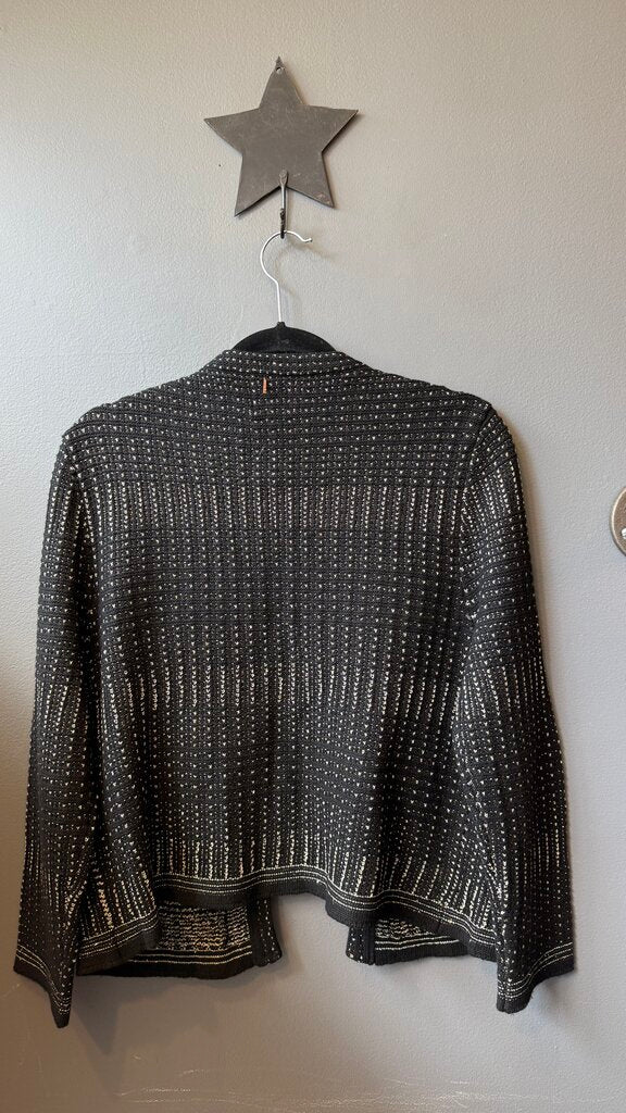 Metallic Knit Lady Jacket Cardigan