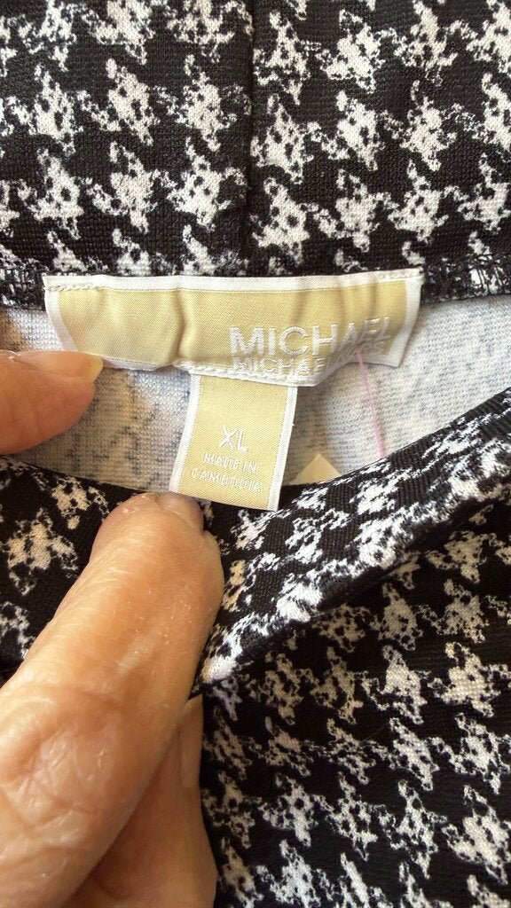 Houndstooth Knit Pants