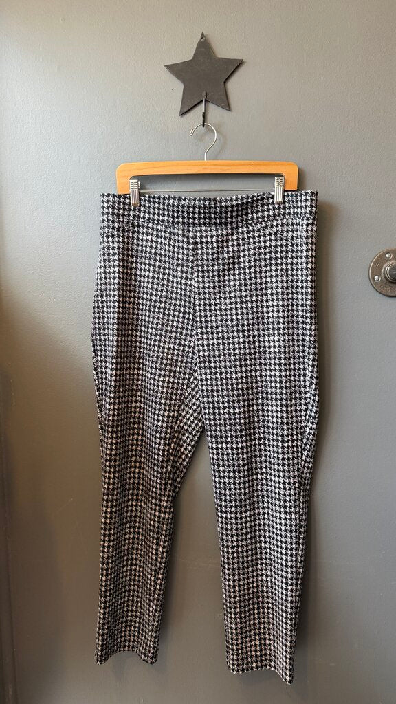 Houndstooth Knit Pants