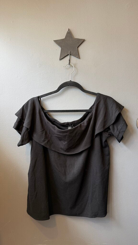 Off the Shoulder Ruffle Sleeve Top