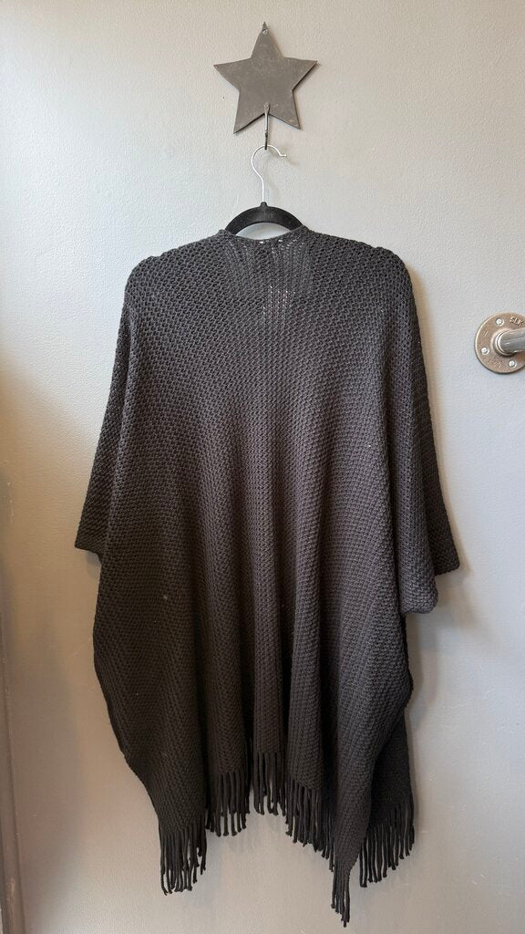 Fringe Poncho Cape