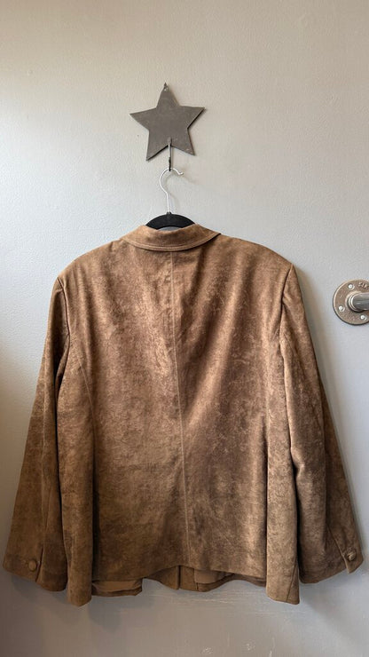 Faux Suede Jacket
