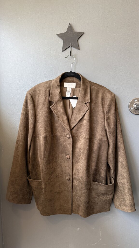 Faux Suede Jacket