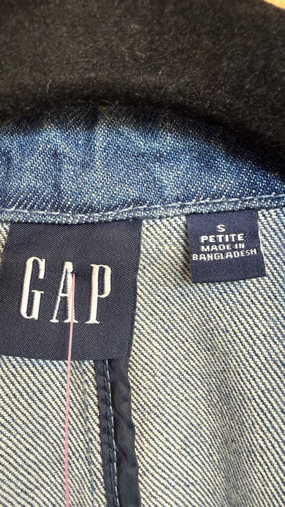 Petite Blazer Style Jean Jacket
