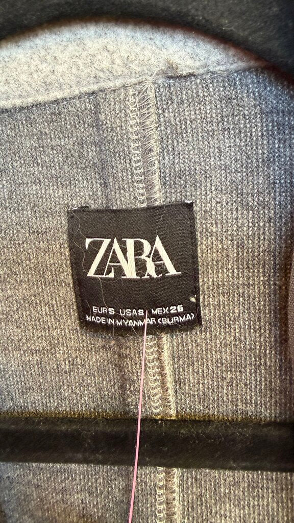 Open Woolen Long Jacket