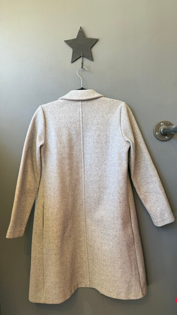Open Woolen Long Jacket
