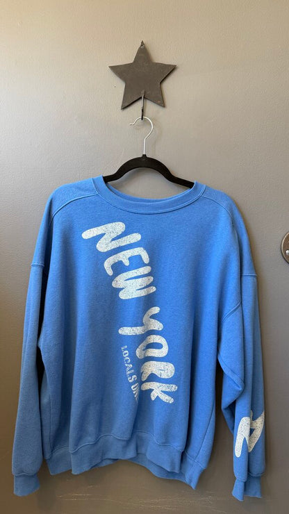 New York Locals Only Crewneck Sweatshirt