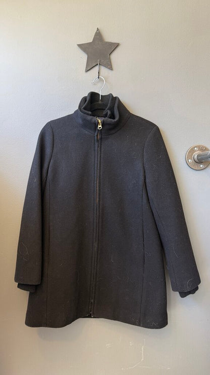 Petite Stadium Cloth Cocoon Coat