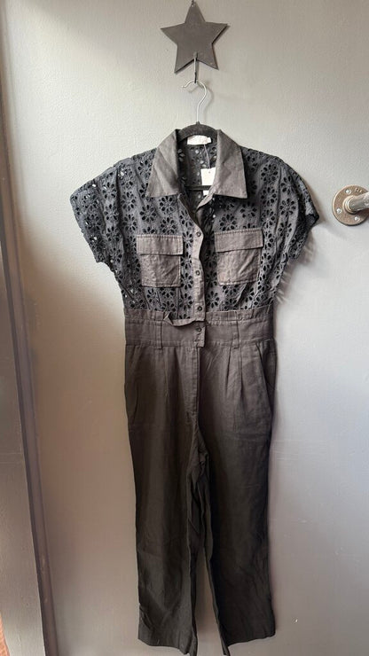 Eyelet Top Jumpsuit