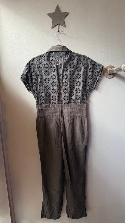 Eyelet Top Jumpsuit