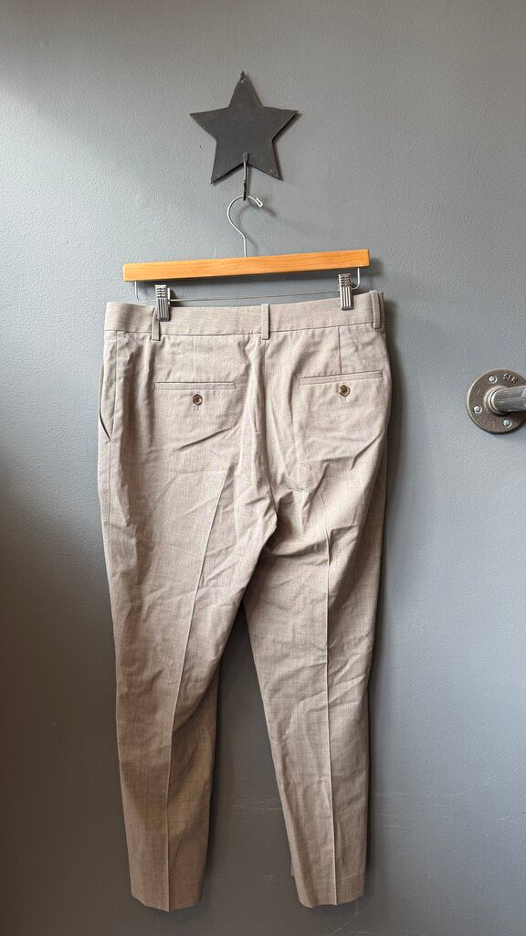 Wool Slim Trousers