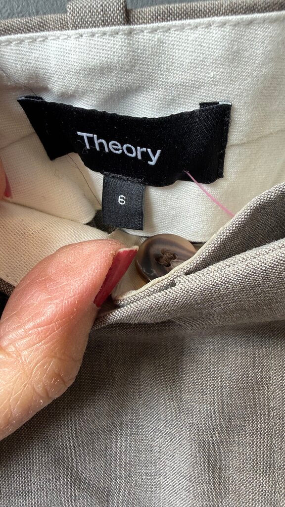 Wool Slim Trousers