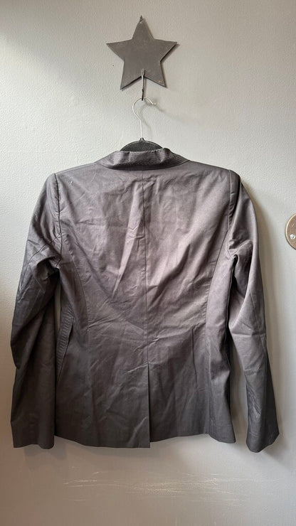 Double Breasted Sateen Blazer