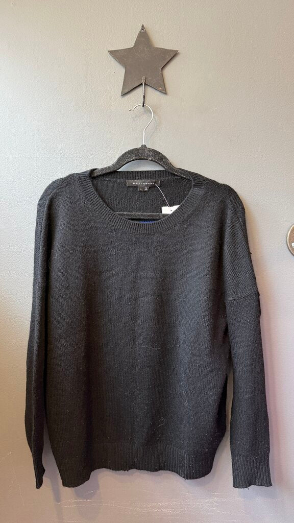Wool Cashmere Skull Back Sweater
