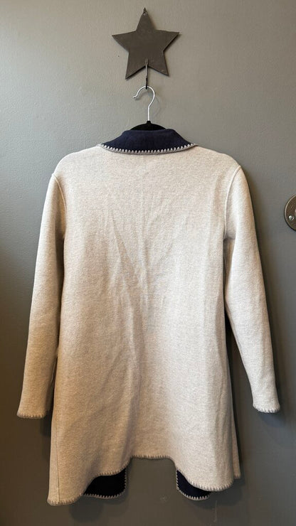 Reversible Long Cardigan Sweater Jacket
