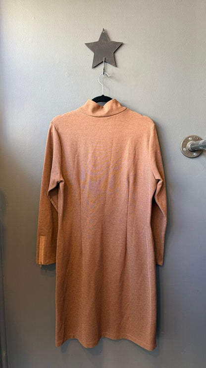Ponte Knit 1/4 Zip Dress