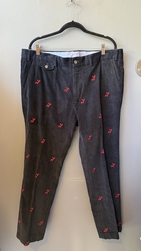 Reindeer Corduroy Pants