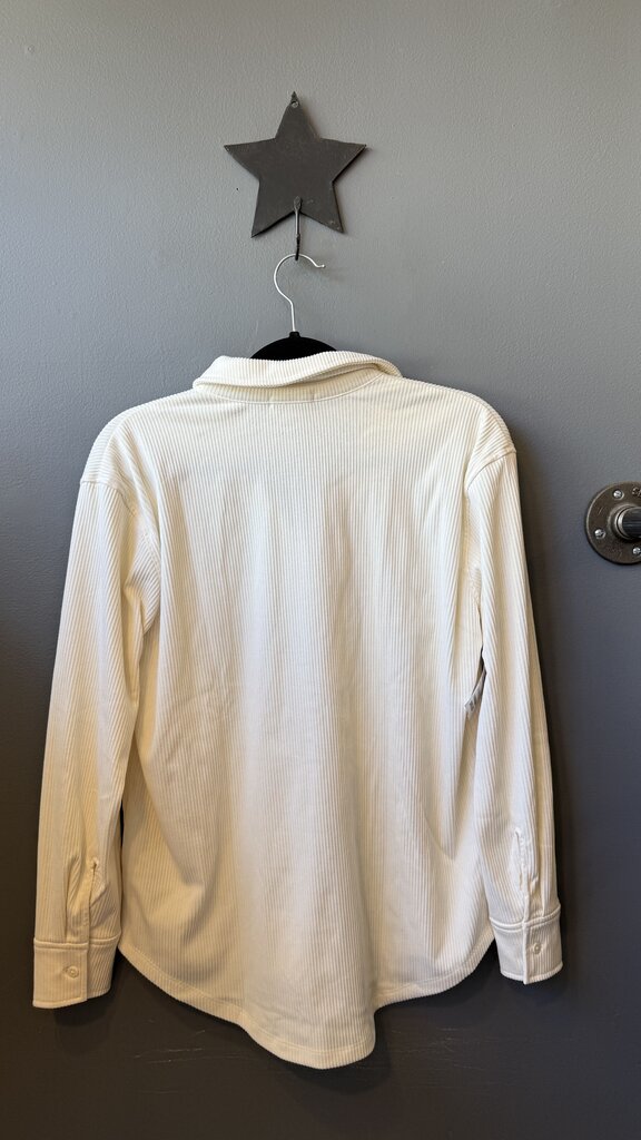 Ribbed Button Up Shirt
